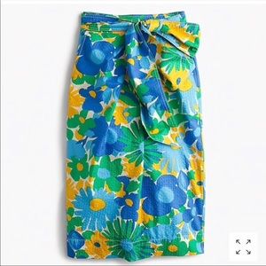J crew Floral print skirt